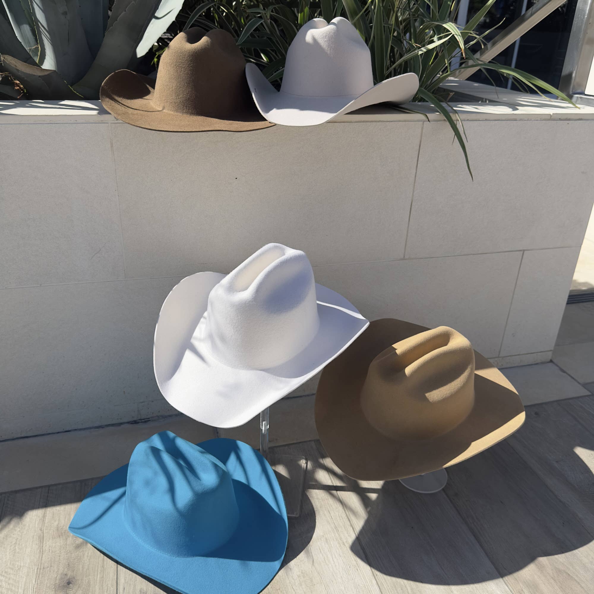 Queens INC - Vente Chapeau de cowboy – femme - Meilleure vente !! Chapeau de cowboy en laine australienne à 100 %.3