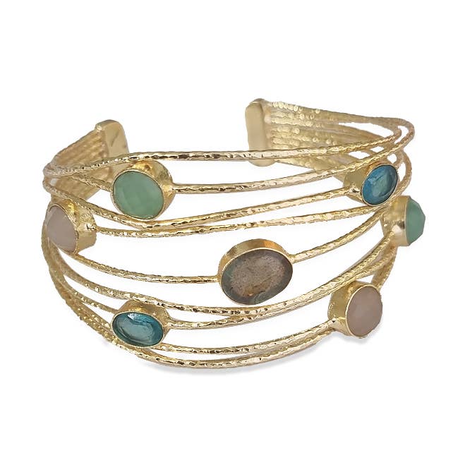 BRACCIALE STRING OF DREAMS IN MULTISTONE per la vendita all'ingrosso da parte di Meshca