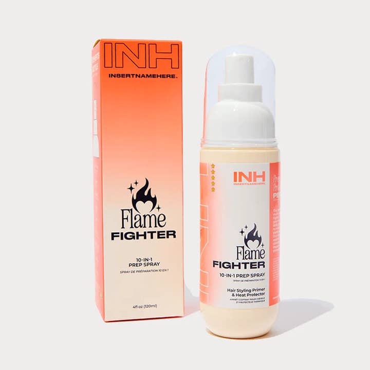 INH Hair - Wholesale Heat/Thermal Hair Protector - Flame Fighter Heat Protectant | 10-in-1 Hair Prep Spray0