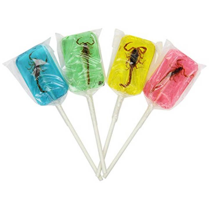 Candy Barn Express - Wholesale Lollipop - Scorpion Suckers Assorted Lollipops - 36 Count