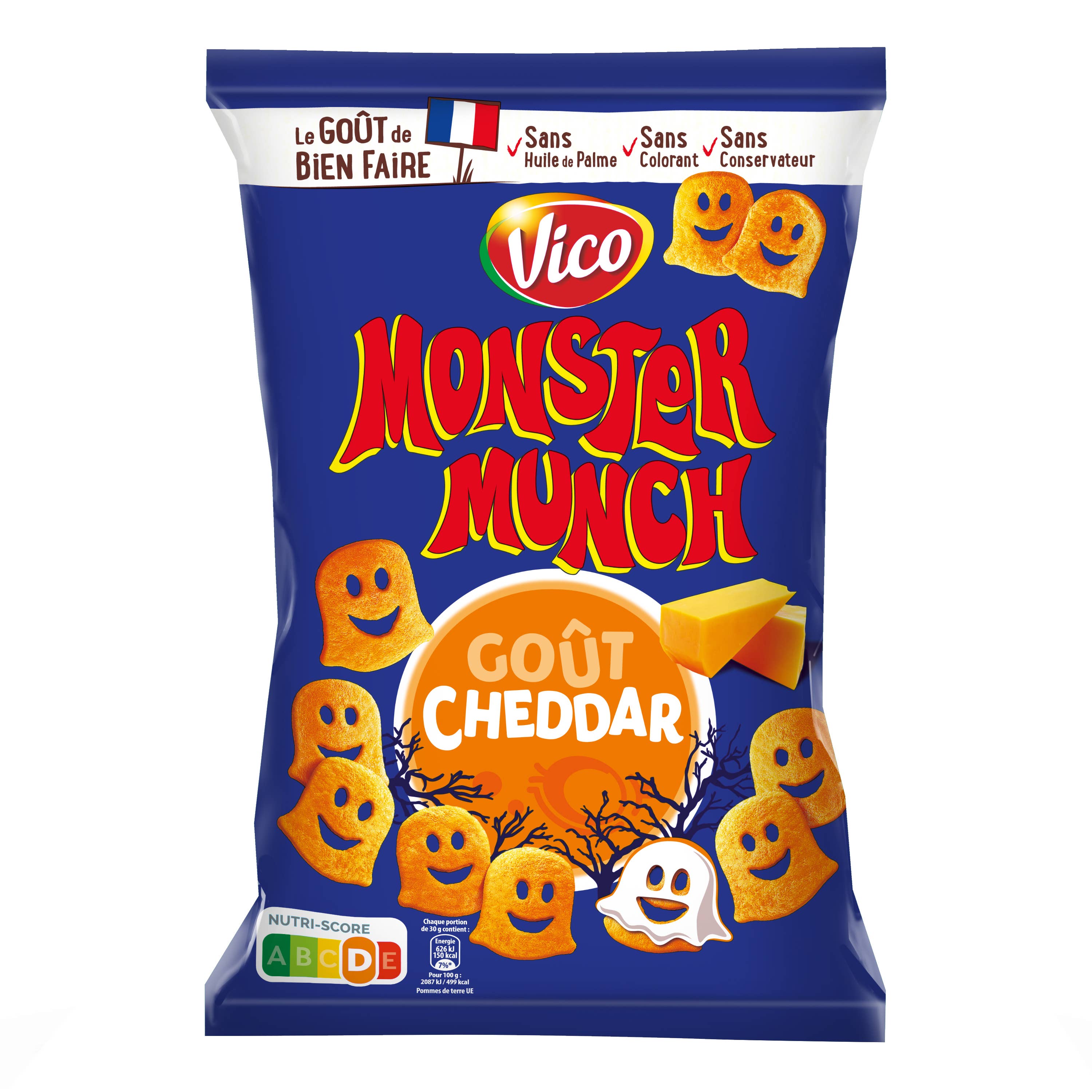 123bonbon – Großhandel Gepuffte Snacks – VICO Monster Munch Cheddar