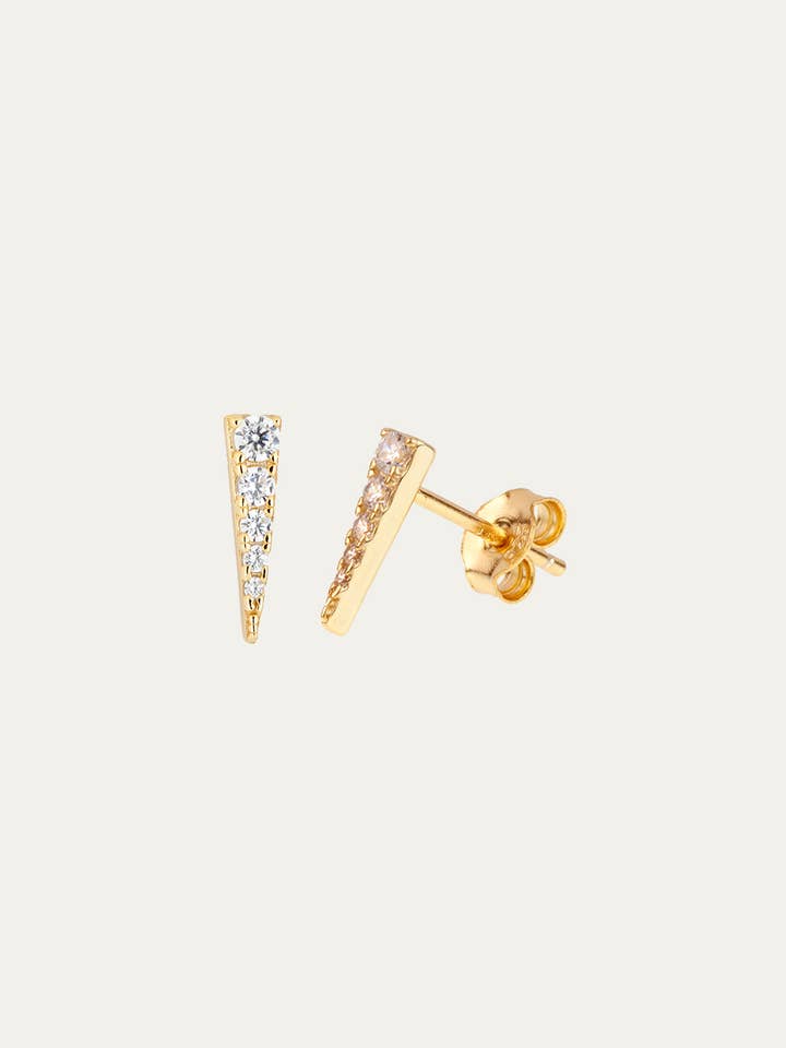 Paige Guld Øreringe for engroshandel hos FLOR DE MENTA JEWELRY