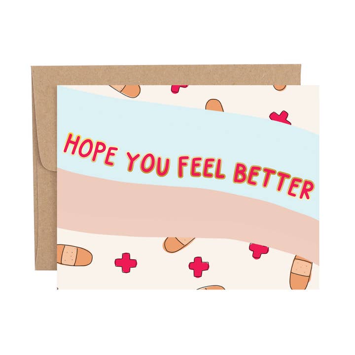 Feel Better Sympathy Get Well wenskaart voor wholesale door Callie Danielle