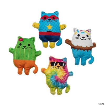 Fun Express - Wholesale Stuffed/Plush Toy - Kids & Baby - PLUSH CHARACTER CATS