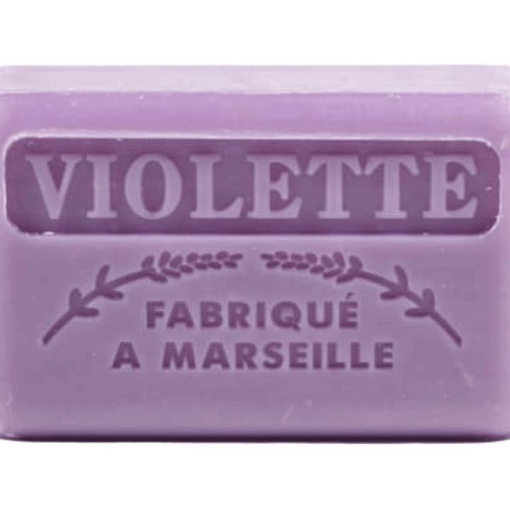 French Soap Wholesale – sabonete sólido por atacado – Sabonete francês violeta a granel 125g1
