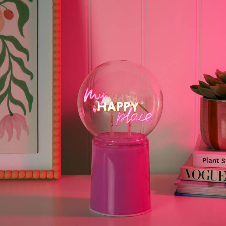 Signography LED Neon Lamp - My Happy Place for wholesale by WIDDOP and Co.