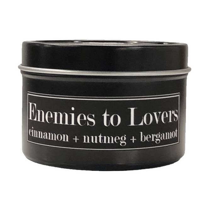 Enemies to Lovers 4oz Candle Cinnamon + Nutmeg + Bergamot for wholesale by Fly Paper Products