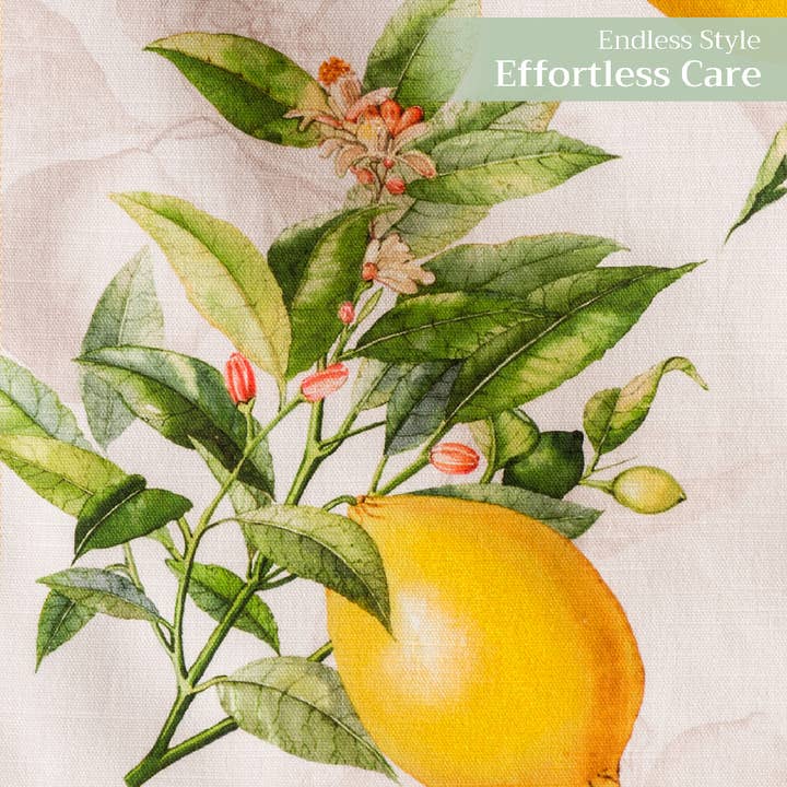 Maison d'Hermine - Design in Every Thread - Wholesale Table Runner - Table Runner 100% Cotton - Double Layer - Limoncello10