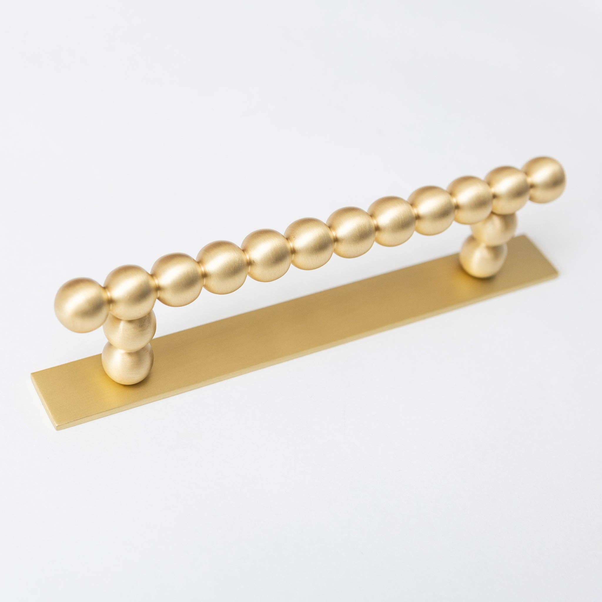 Brass bee – wholesale Knob/pull – Solid Brass Beaded Cabinet Pull Handles & Knobs - Satin Brass Finish39