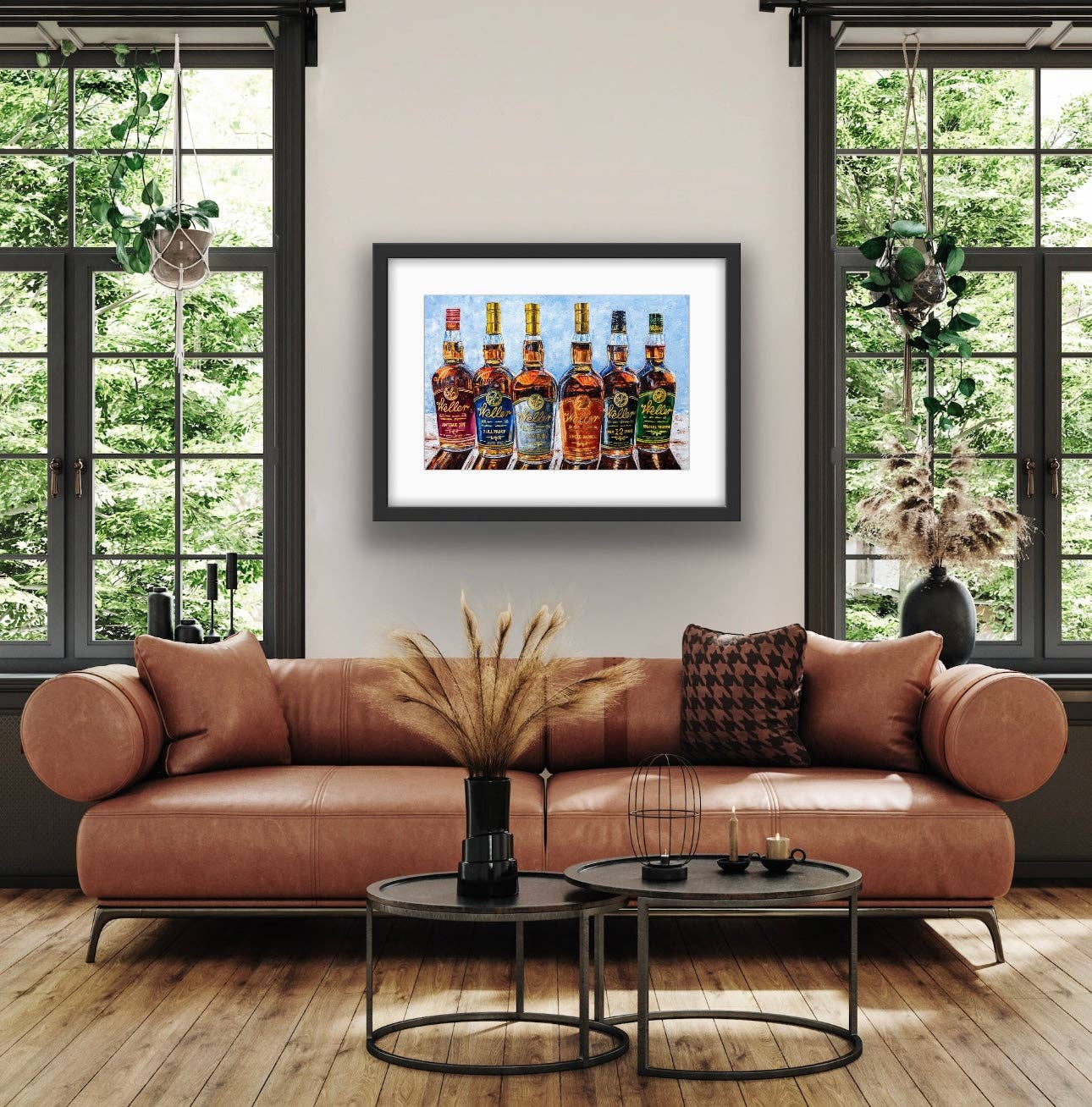 Kim Perry Studio – wholesale Art print – Bourbon Print "Six Shades of Weller"2