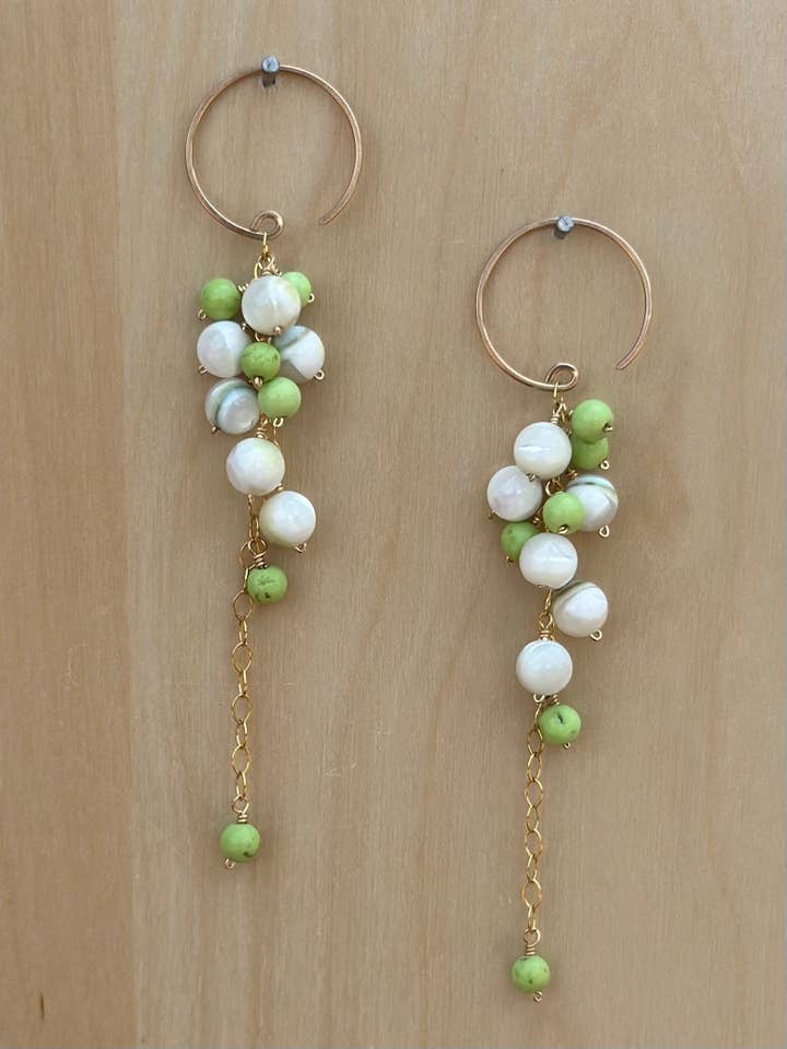 Pendientes Vine Nouveau para venta al por mayor de noon designs