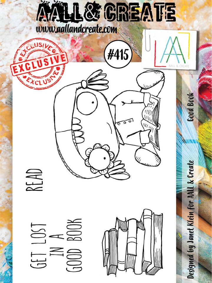 Good Book - Set de tampons transparents A7 #415 pour la vente par AALL AND CREATE