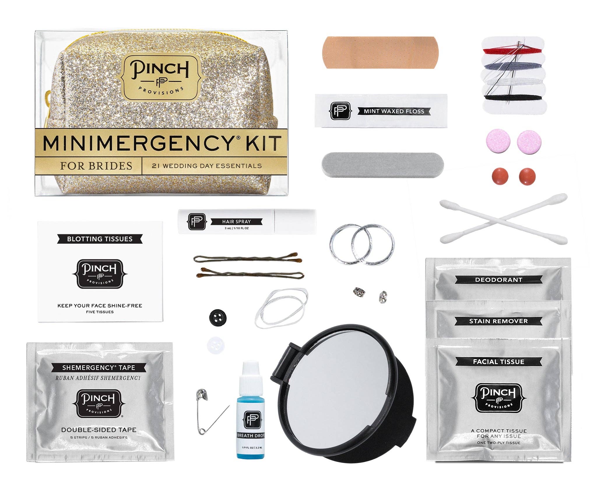 Pinch Provisions - Vente Pochette – femme - Kit de secours d'urgence pour mariées8
