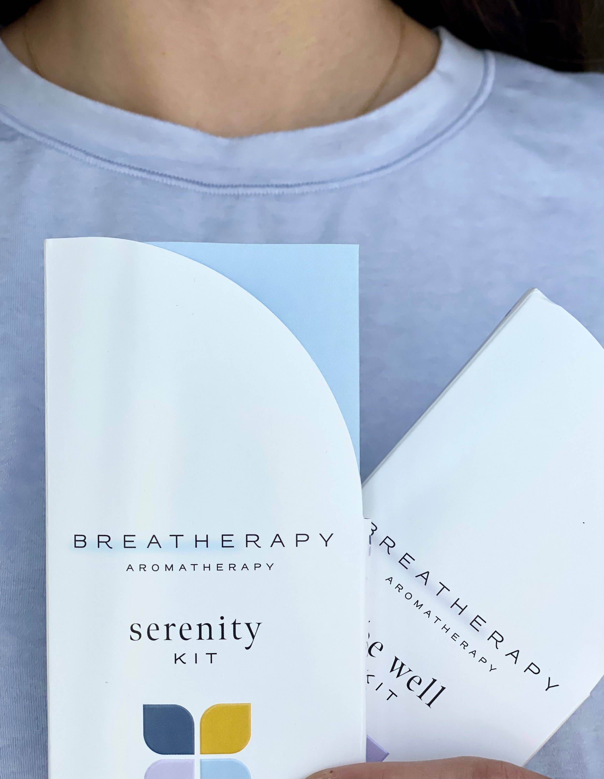 Breatherapy - Vente Inhalateurs d'aromathérapie - SERENITY KIT Patchs Aromatiques Apaisants pour le Soulagement du Stress (8 unités)4