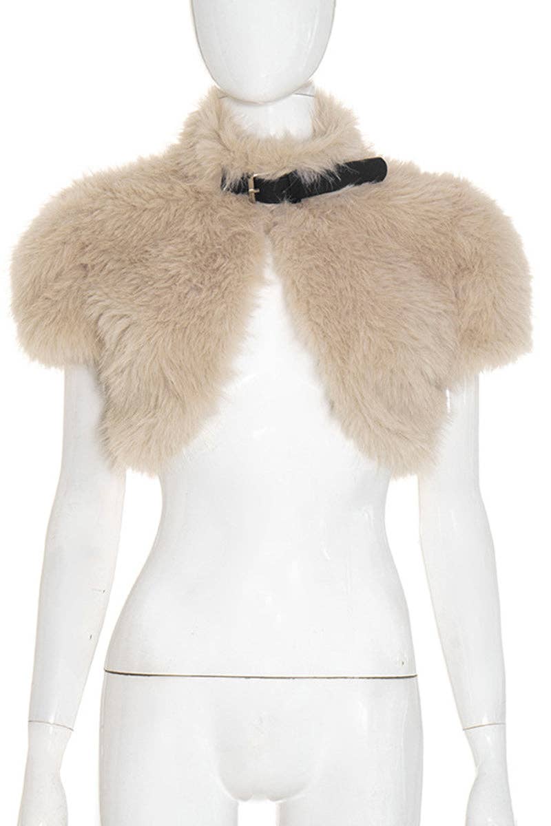 Mccolin - Wholesale Fur/Faux Fur Coat - Women's - Statement Faux Fur Shrug4