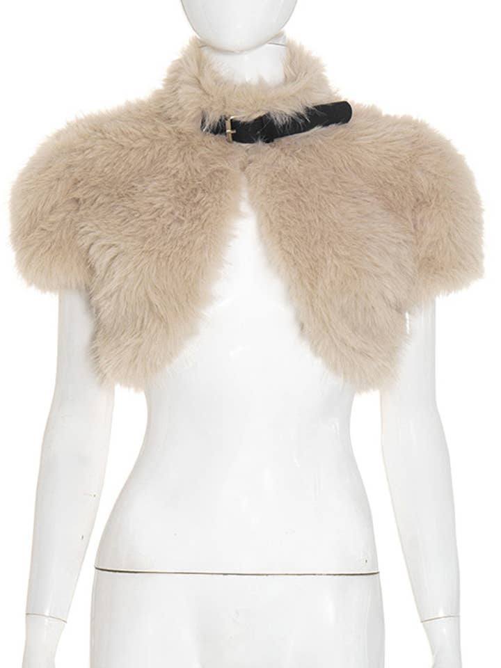 Mccolin - Wholesale Fur/Faux Fur Coat - Women's - Statement Faux Fur Shrug4