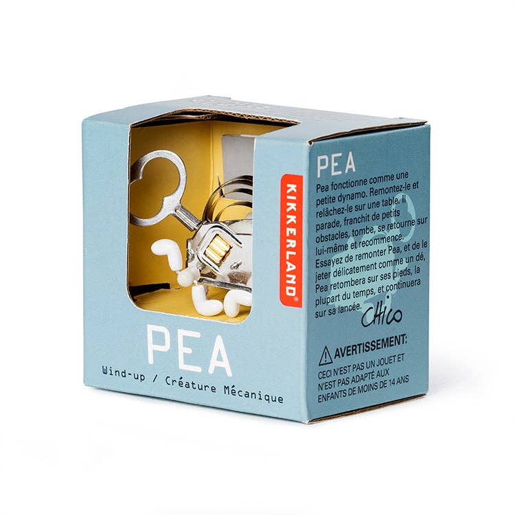 Kikkerland Design Inc - Wholesale Wind-Up Toy - Kids - Pea Wind Up