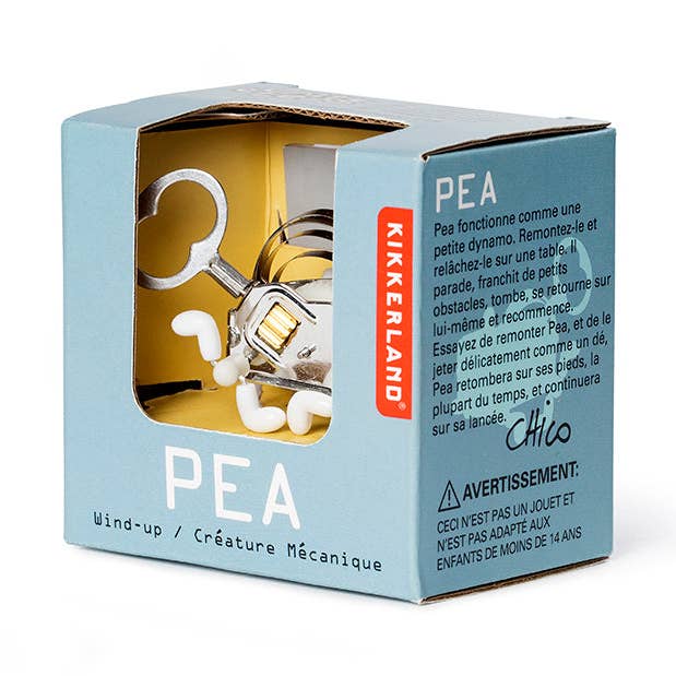 Kikkerland Design Inc - Wholesale Wind-Up Toy - Kids - Pea Wind Up0