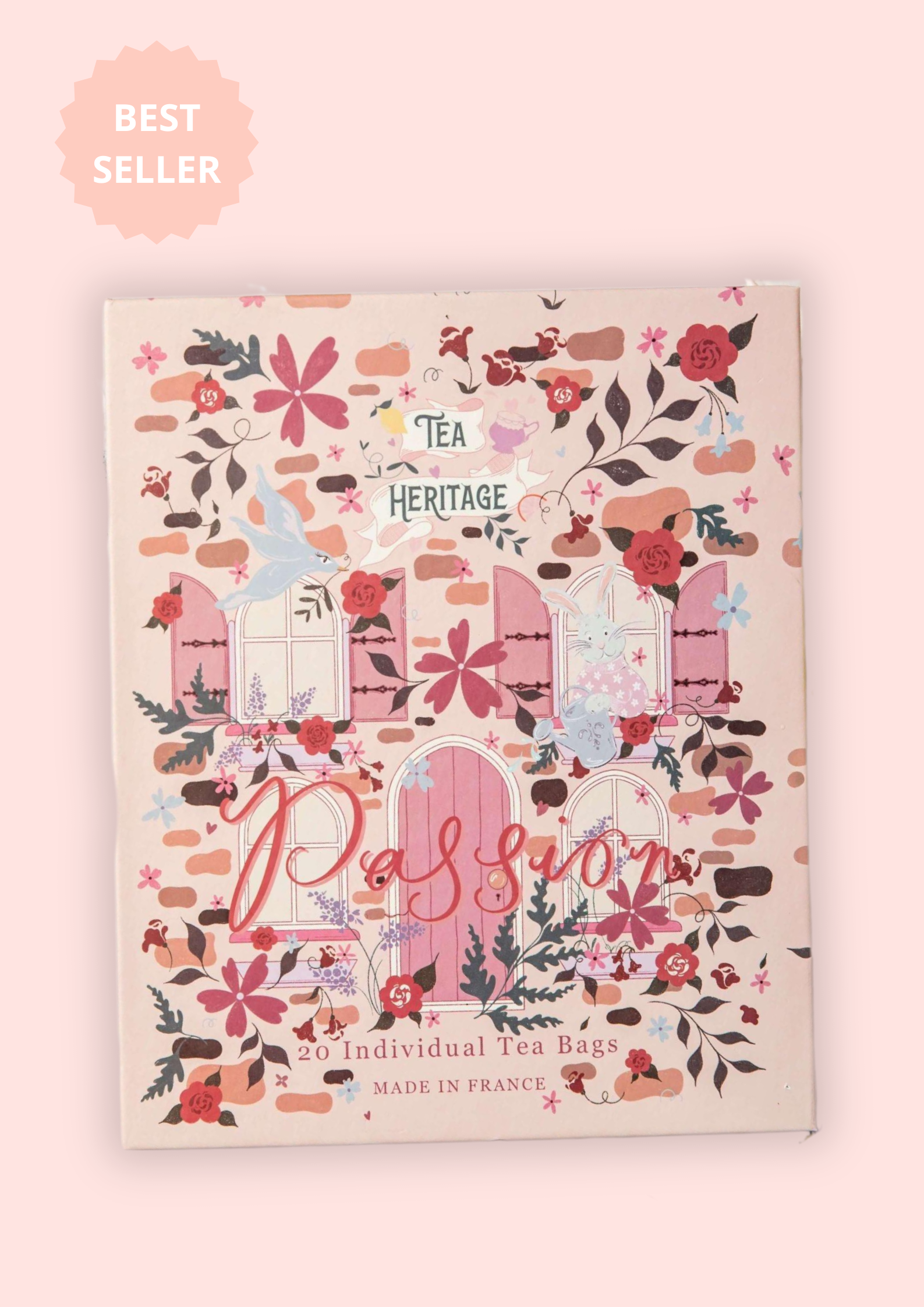 Tea Heritage - Wholesale Tea bags - Passion Box - 20 Organic Green Tea and Rooibos Sachets0