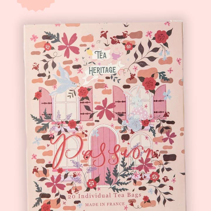 Tea Heritage - Wholesale Tea bags - Passion Box - 20 Organic Green Tea and Rooibos Sachets