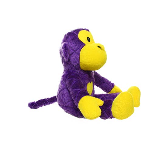 Tuffy Dog Toys - VIP Products - Wholesale Pet Squeaky Toy - Dog - Mighty Safari Monkey - Purple, Plush, Squeaky Dog Toy1