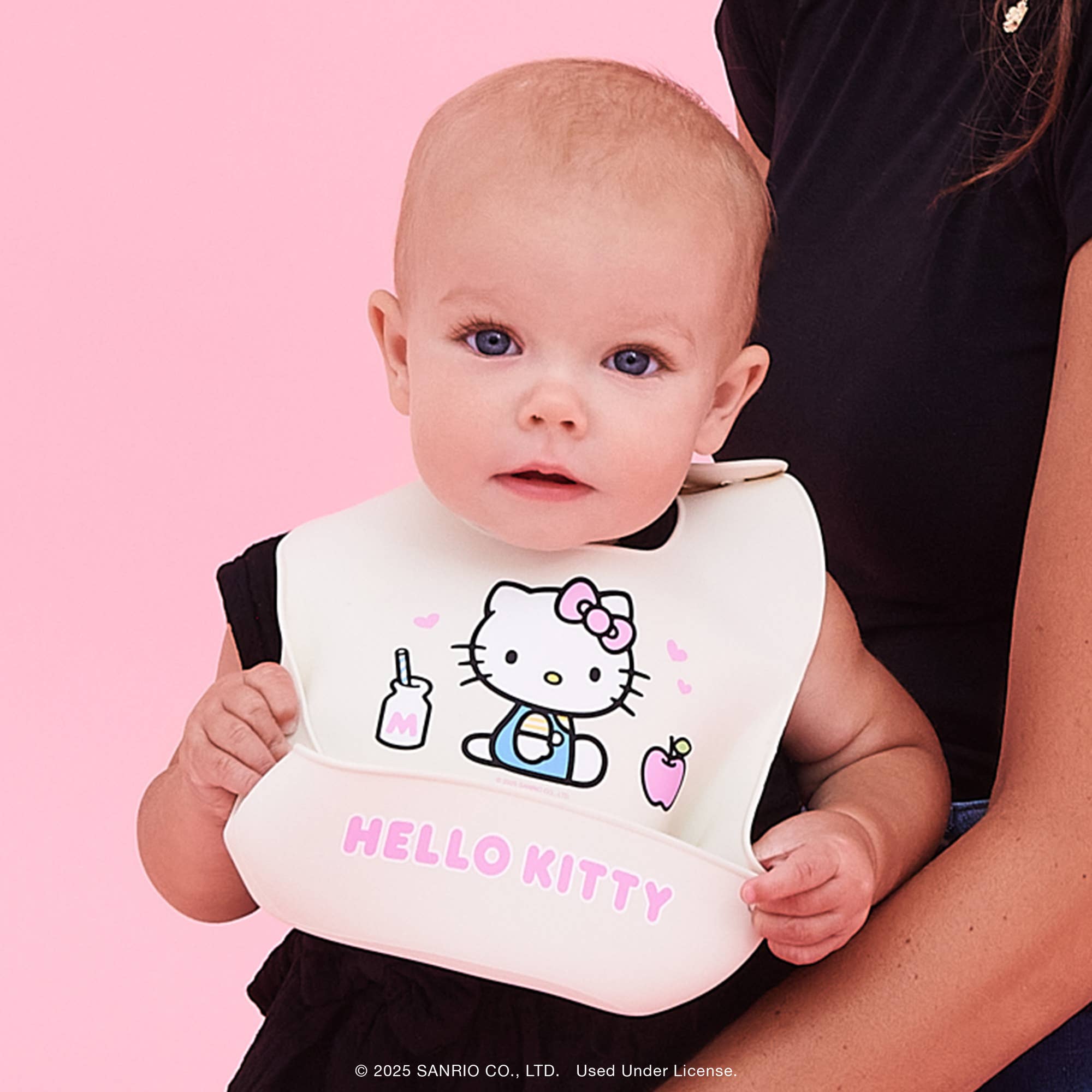 JuJuBe - Wholesale Bib - Baby - Hello Kitty® × JuJuBe Pink Silicone Bibs 4