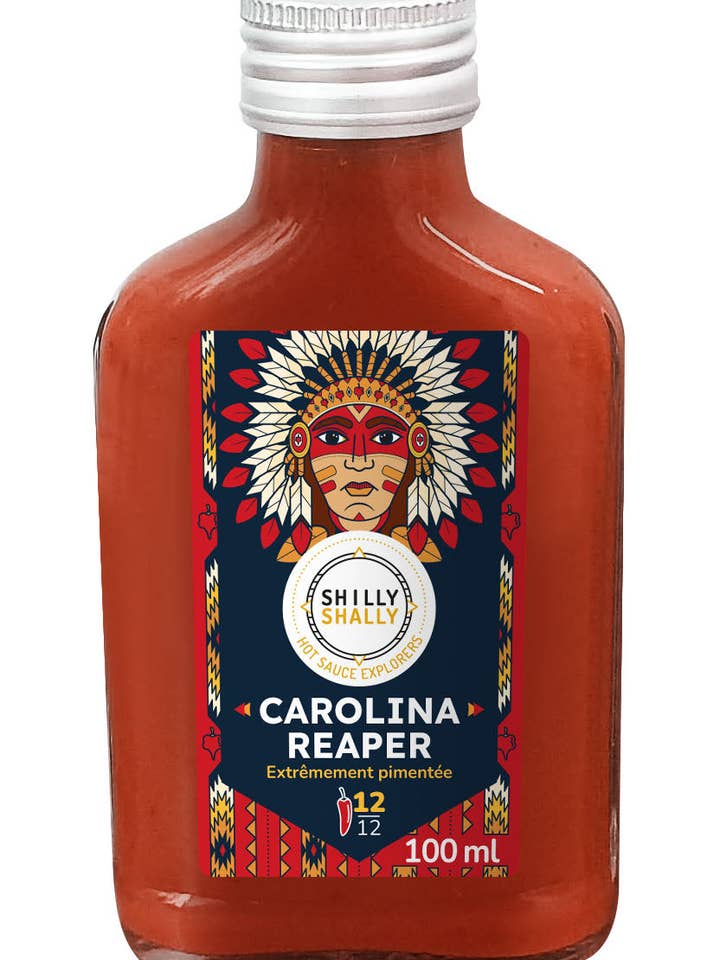 Sauce pimentée Carolina Reaper - Force 12/12 - 100 ml pour la vente par Shilly Shally