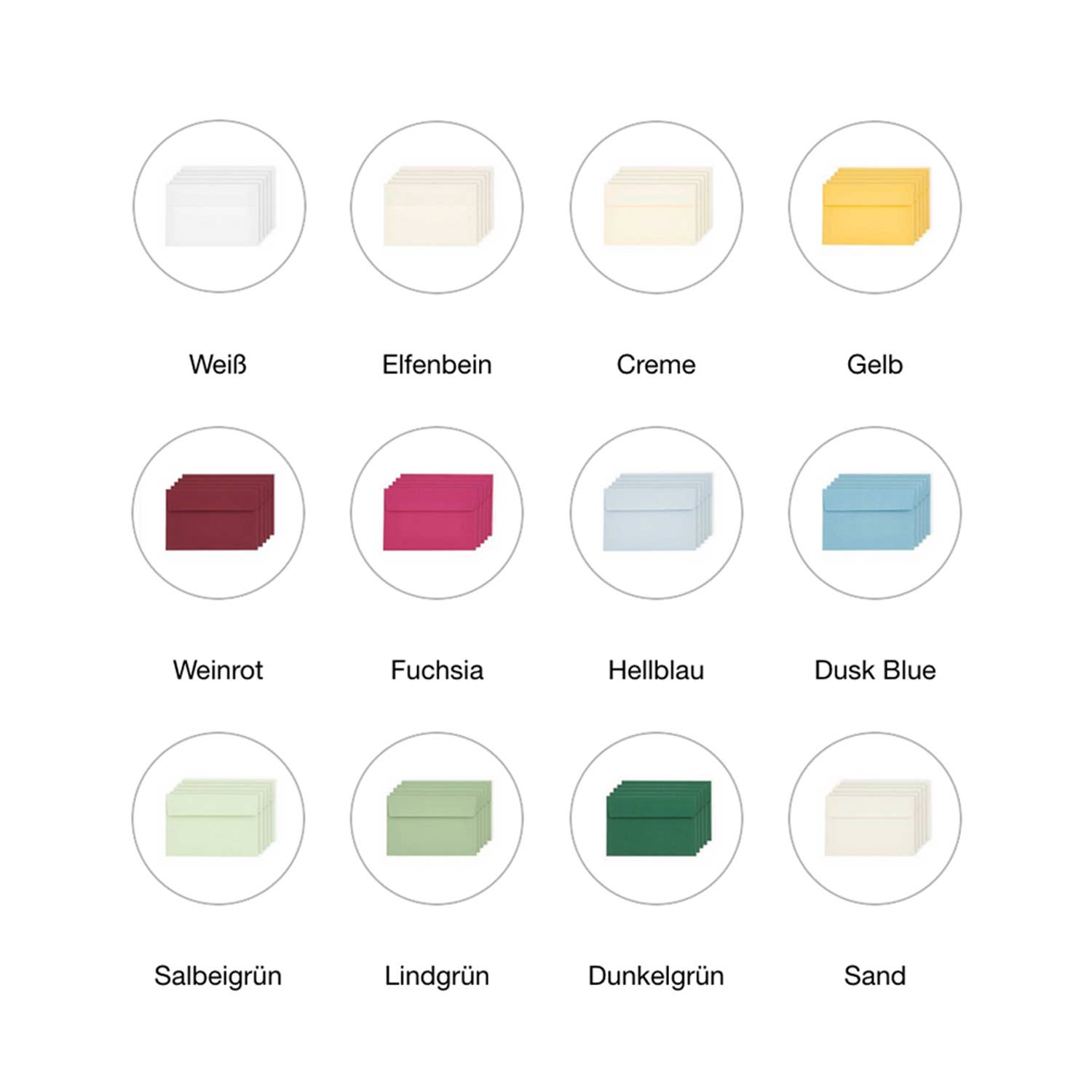 Kunst an Papier – Envelopes por atacado – Envelope C6 colorido autoadesivo6