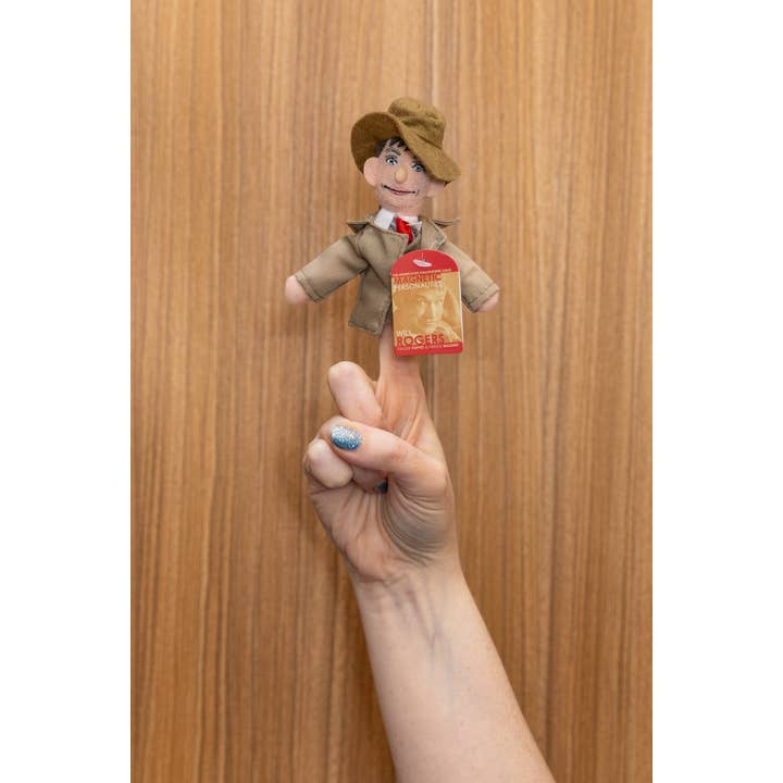 Unemployed Philosophers Guild - Wholesale Finger Puppet - Kids & Baby - Will Rogers Finger Puppet