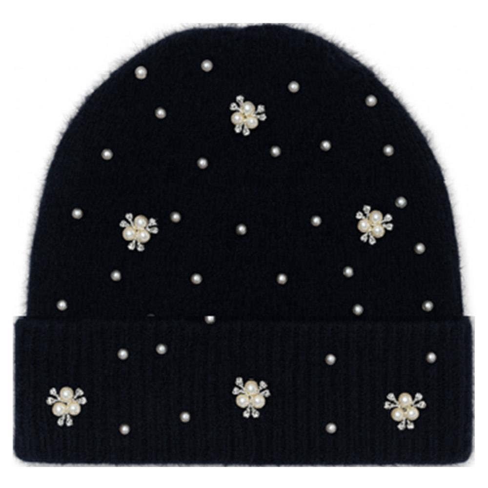 anbfashion - Vente Bonnet – femme - Bonnet en tricot orné de perles et de strass AHT-915693