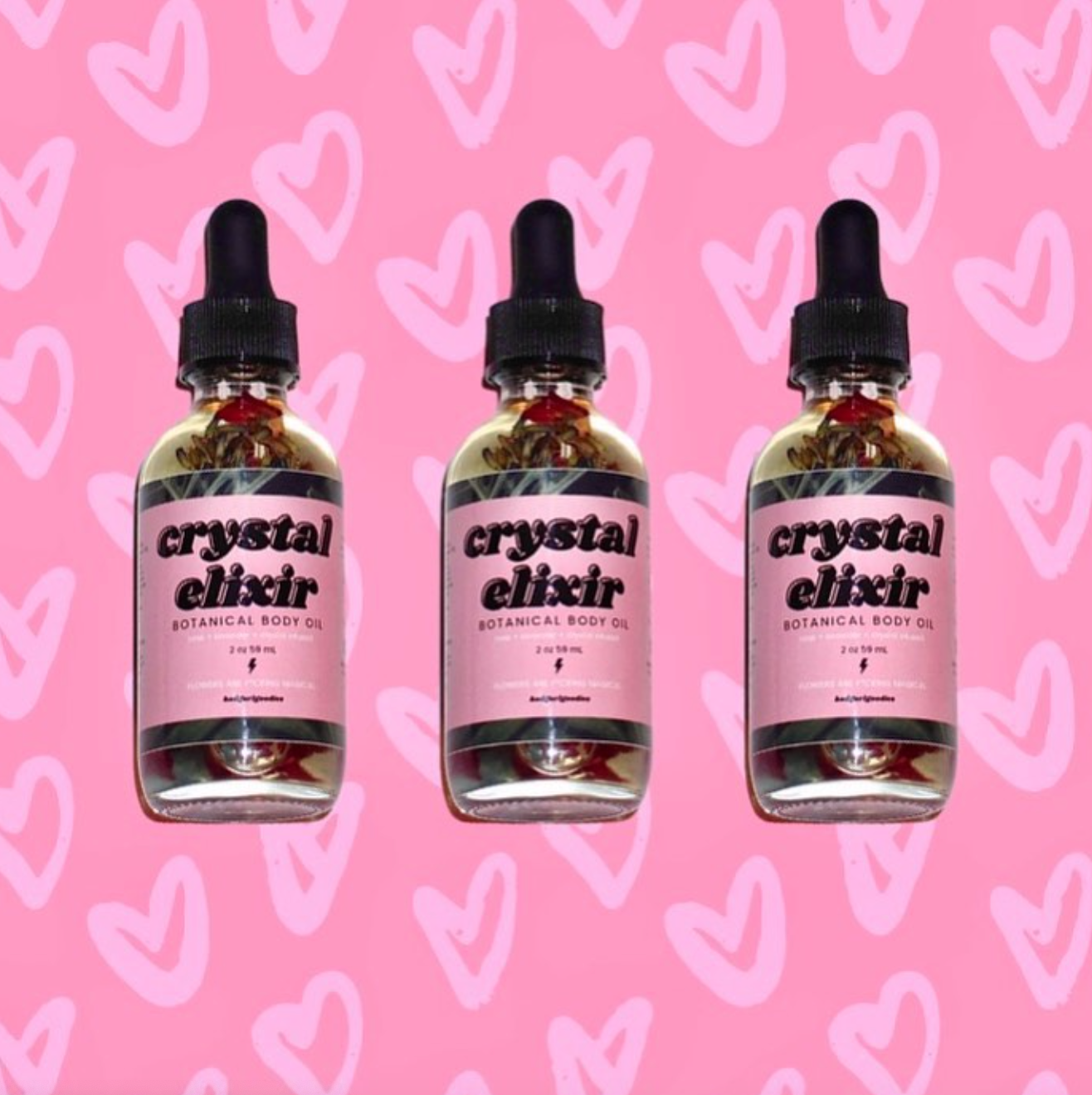 Badgurlgoodies - Wholesale Bath/Body Oil - Crystal Elixir Herbal & Crystal Infused Body Oil3