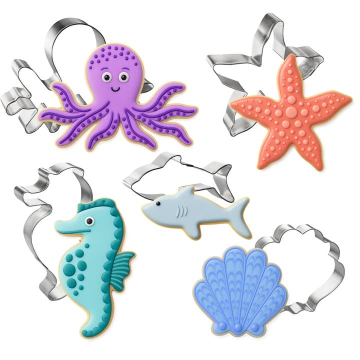 Under The Sea Cookie Cutter 5 Pc Boxed Set L9028 for wholesale by CookieCutter.com