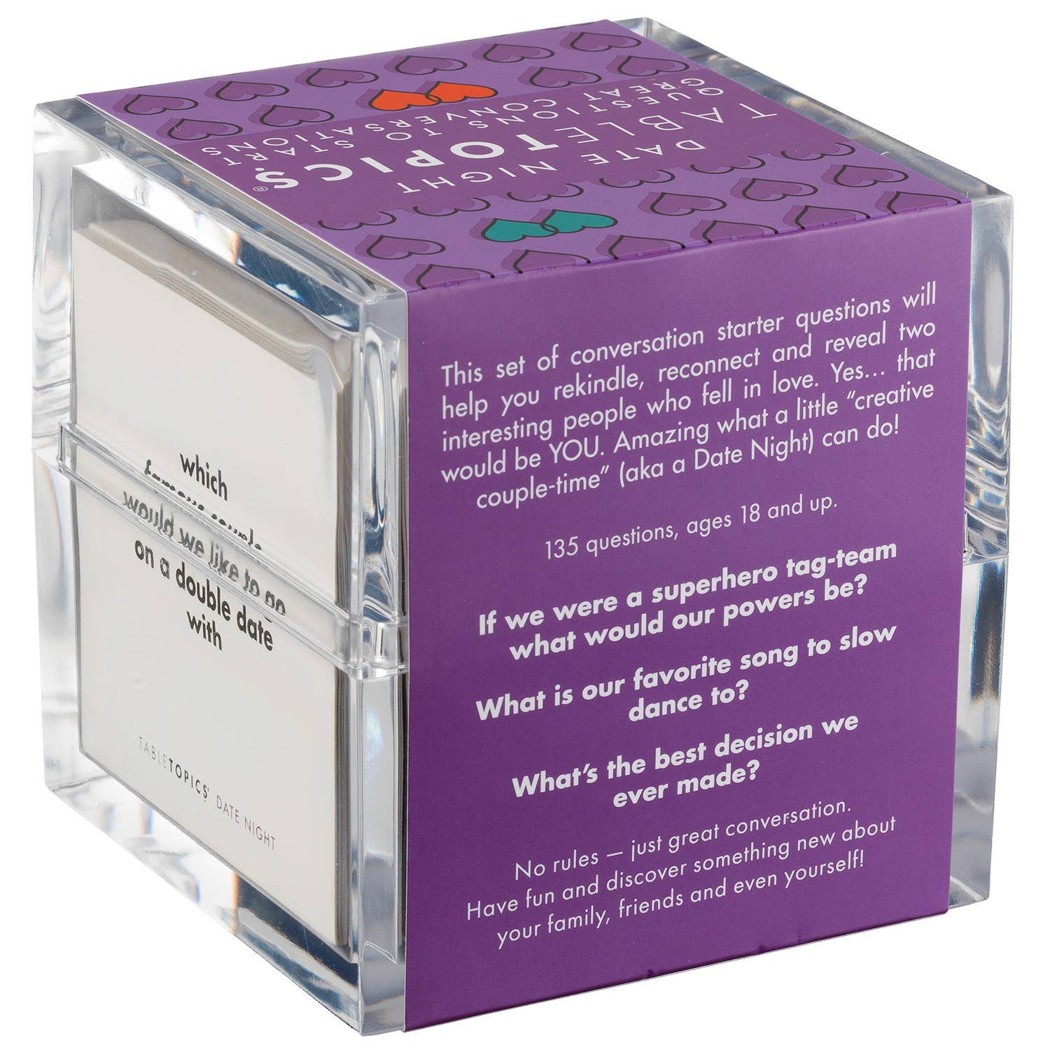 TableTopics - Wholesale Card Game - TABLETOPICS DATE NIGHT - Conversation Starters for Date Nite1