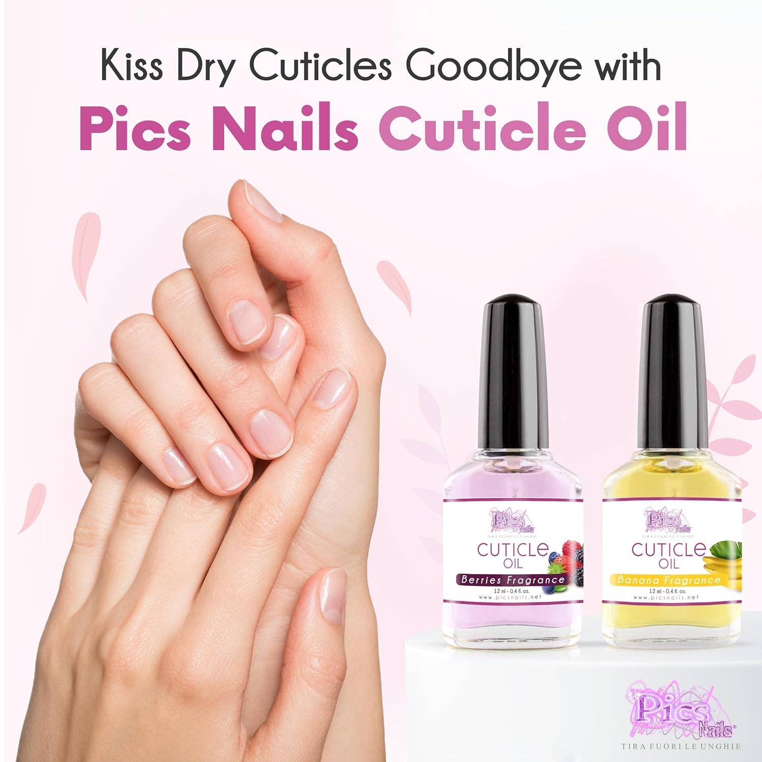 Pics Nails - Wholesale Cuticle Oil - Coconut Professional Hand and Toenail Cuticle Oil 12 ml1