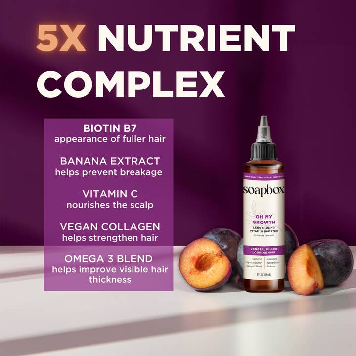 soapbox - Wholesale Scalp/Hair Treatment - Oh My Growth Lengthening Vitamin Booster Rinse-Out Treatment
