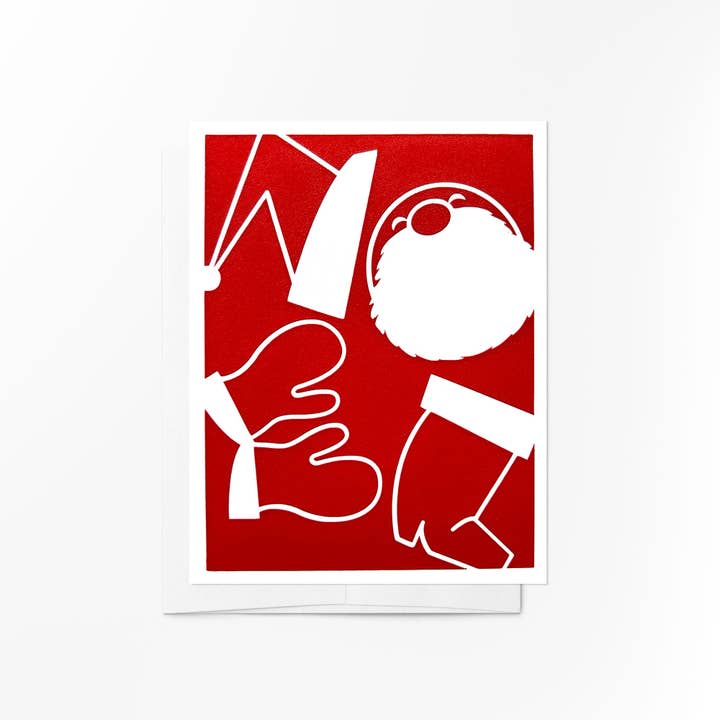 Noel Santa Card for wholesale by McWu