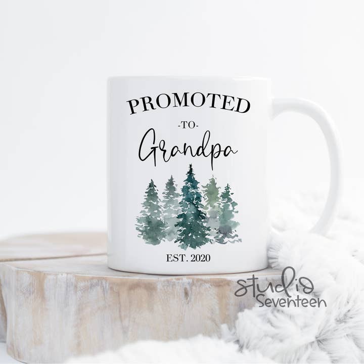 Studio Seventeen - Wholesale Coffee Mug - Promoted to Grandpa Coffee Mug1
