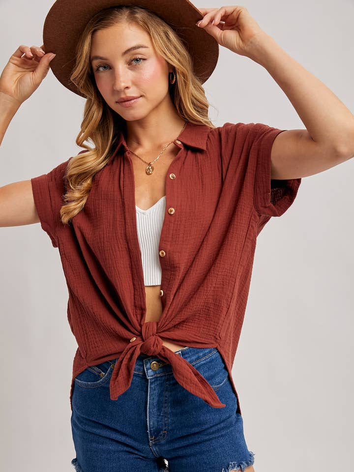 Bluivy – Camisa com botões no colarinho – Mulher por atacado – CAMISA ESSENCIAL BOTÃO UP ALGODÃO17