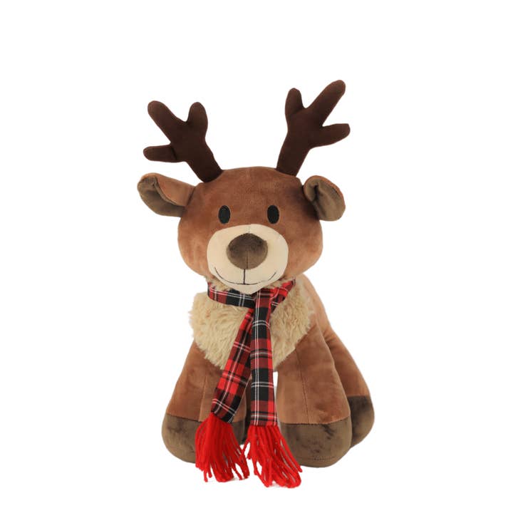 Plushible 12" Randall the Reindeer Stuffed Plush Toy for wholesale by OrangeOnions
