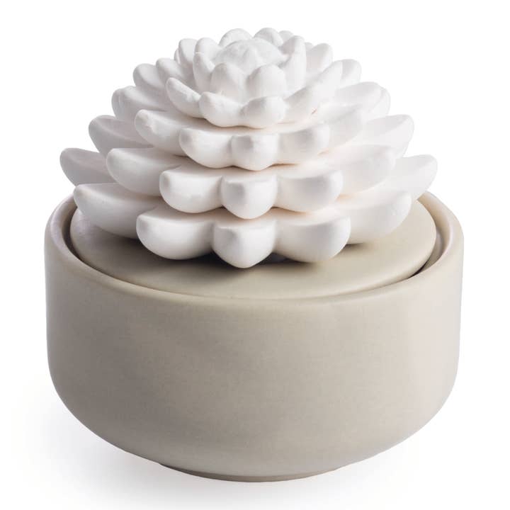Succulent Porcelain Passive Diffuser for wholesale by Candle Warmers Etc.