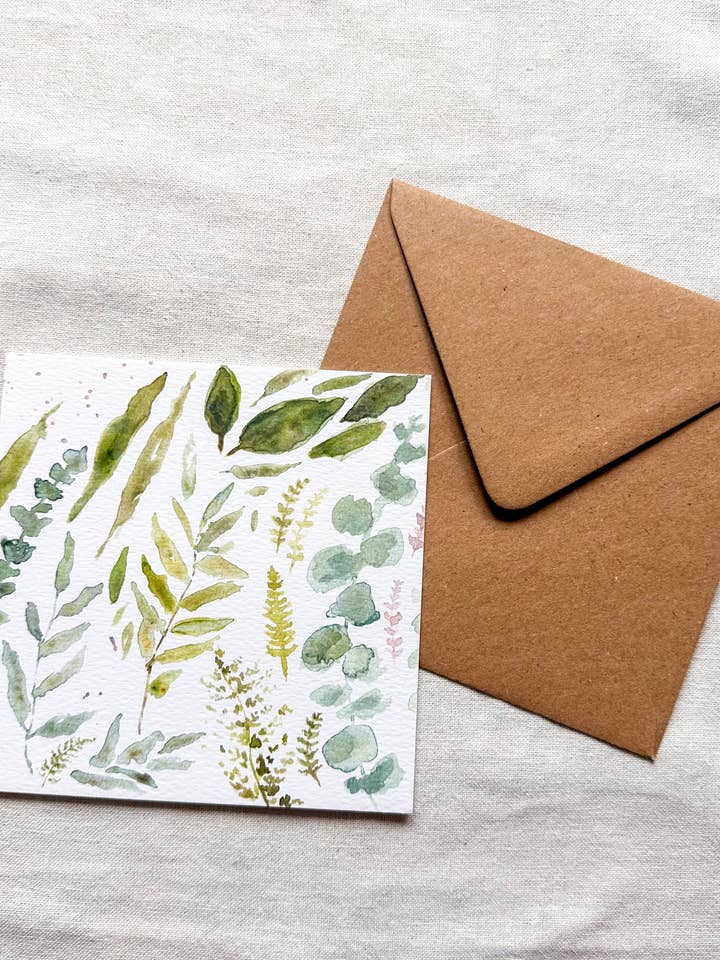 Woodland Card for wholesale by LDMDesign