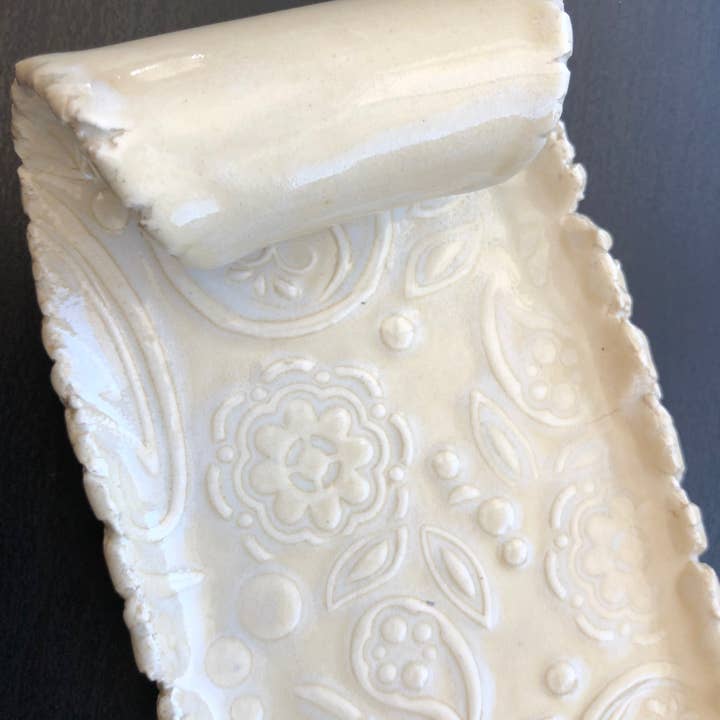 Sweet Rolling Pins - Wholesale Rolling pin - Embossed Paisley Rolling Pin – Pottery & Baking6