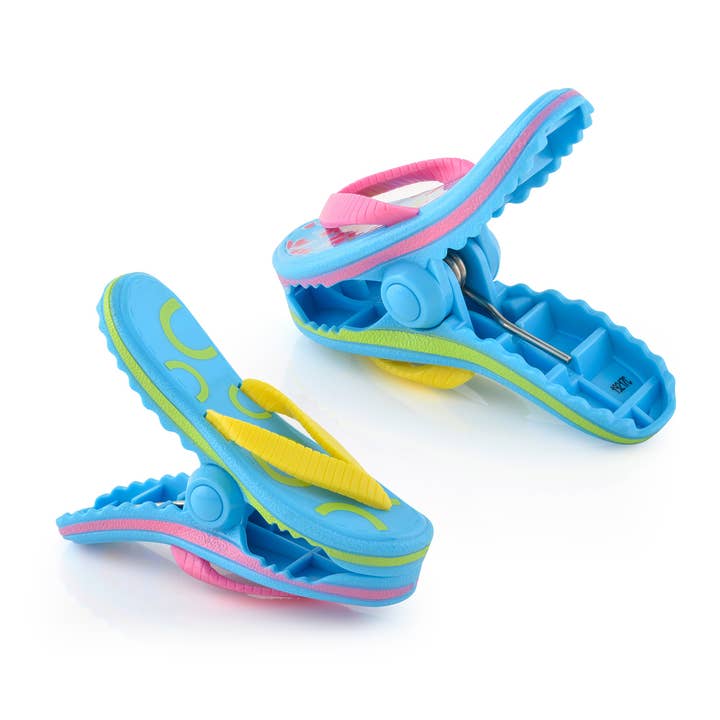 O2Cool - Wholesale Beach Accessories - O2COOL Boca Towel Clip Flip Flop