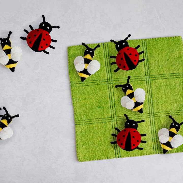 Global Goods Partners - Wholesale Board Game - Felt Tic-Tac-Toe Game1