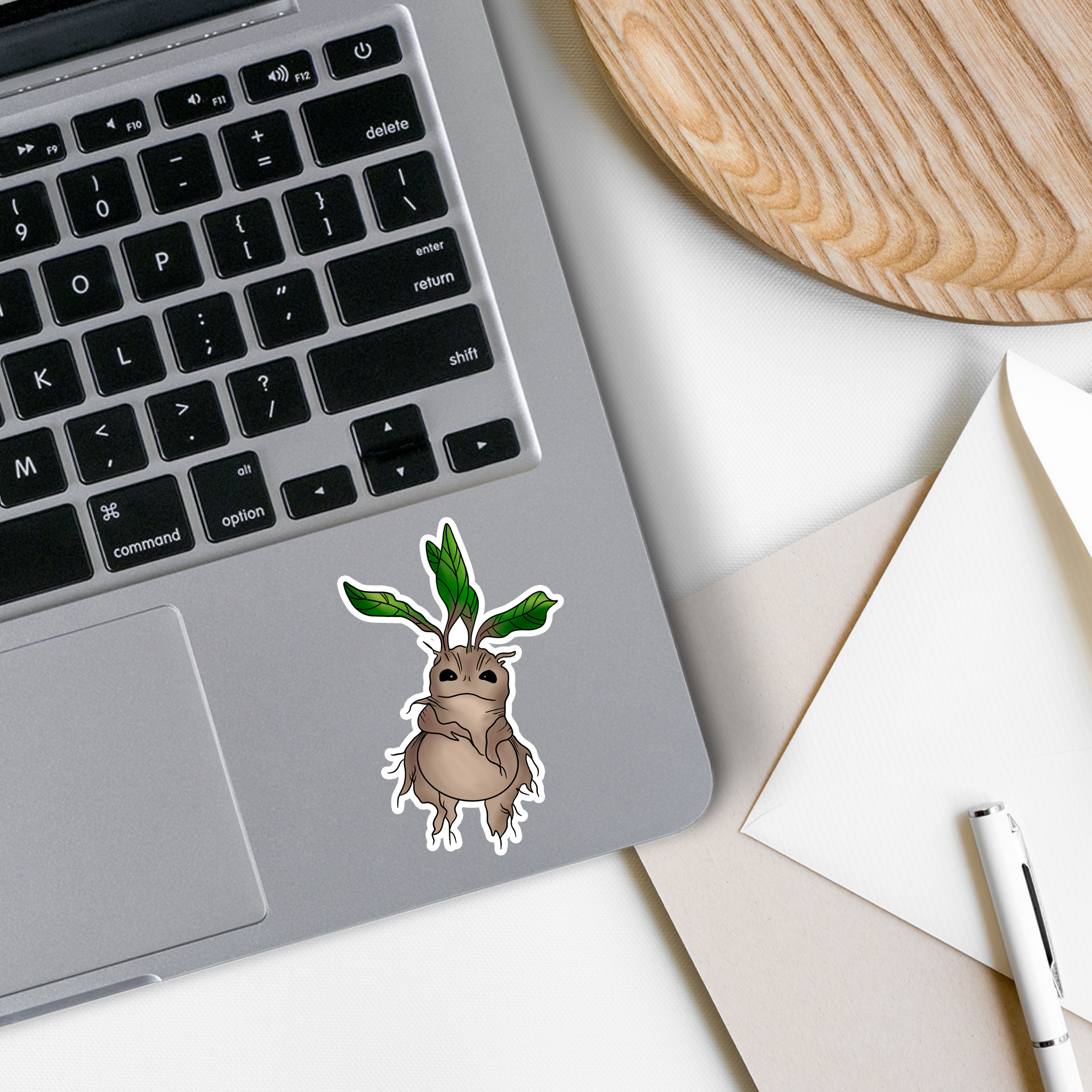 Rebel and Siren Stickers - Wholesale Sticker - Mandrake | Plant | Magic | Waterproof Sticker | 3.5"1