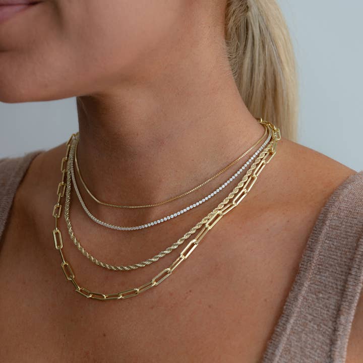 The Sis Kiss – Großhandel Gliederhalskette – Die Leo-Kette (Essentials-Kollektion