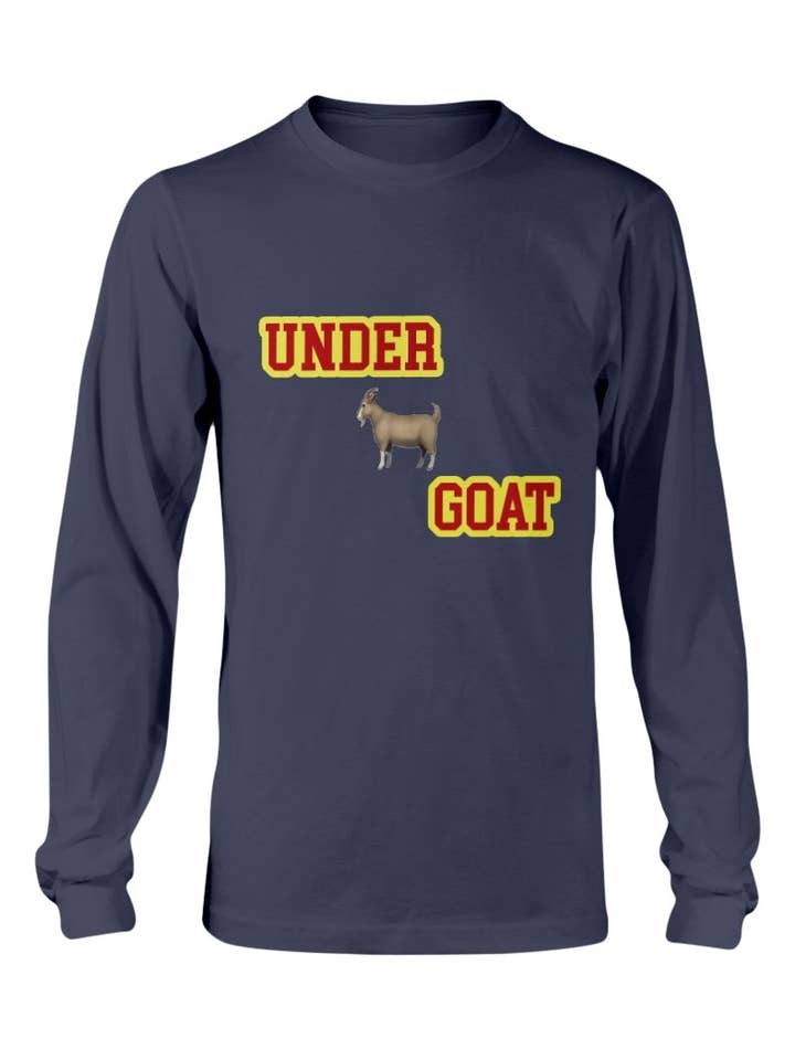 Under Goat Long Sleeve T-Shirt for wholesale by Red Crown Clothing LLC