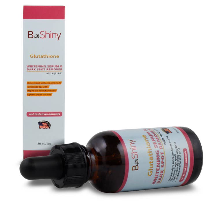 BeShiny – Großhandel Gesichtsserum/-konzentrat – Glutathion Skin Whitening Brightening Serum Dark Spot Remover hilft, Altersflecken zu reduzieren