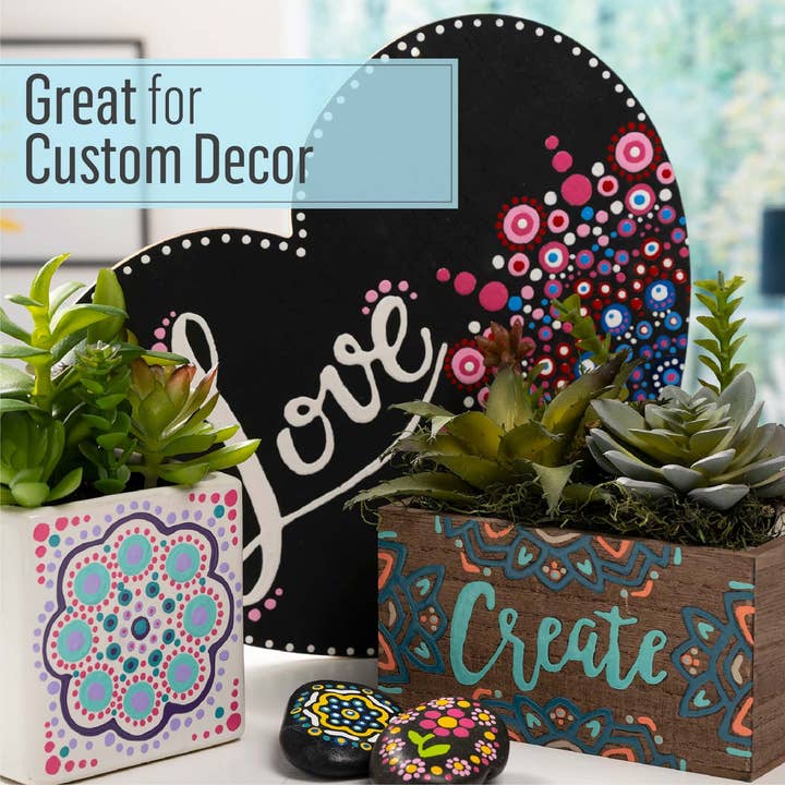 Plaid Crafts - Wholesale Paint Set - FolkArt Dots Acrylic Dotting Paint Set 6 Colors