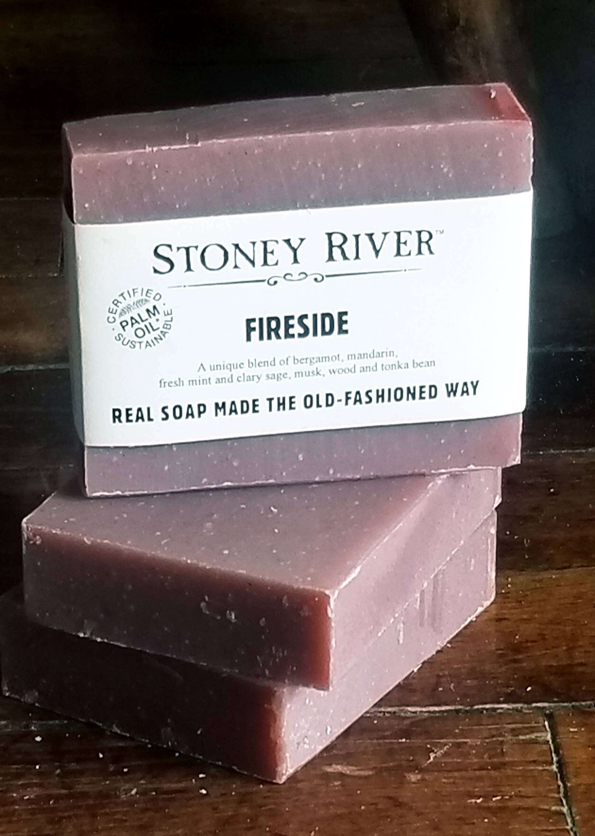 Stoney River Soaps - Vente Pain de savon – homme - Savon FIRESIDE pour homme3